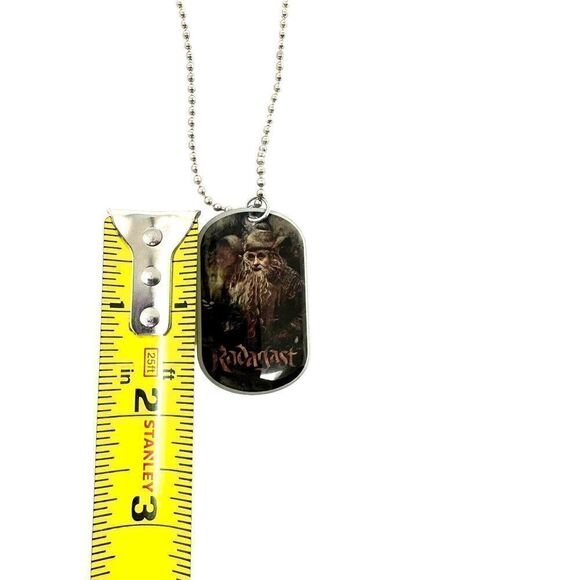 Hobbit Unexpected Journey Radagast Collectible Dog Tag Necklace 7/48 Warner Bros - Picture 4 of 5